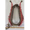 Image 2 : LEATHER EQUESTRIAN COLLAR W/ PAINTED HAMES