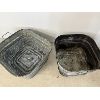 Image 2 : LOT OF 2 - GALVANIZED WASH TUBS 