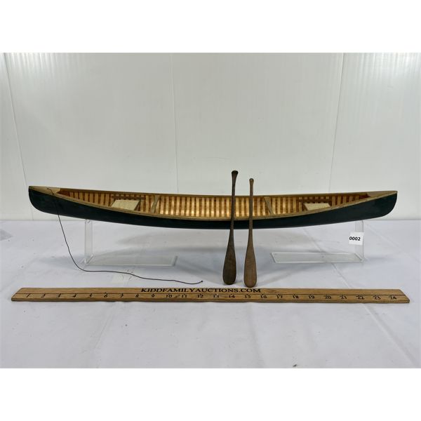 HAND CRAFTED CEDAR STRIP CANOE 