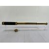 Image 1 : LEATHER & BRASS EXTENDABLE TELESCOPE 