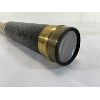 Image 2 : LEATHER & BRASS EXTENDABLE TELESCOPE 