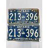 Image 1 : PAIR OF 1967 ONTARIO LICENSE PLATES