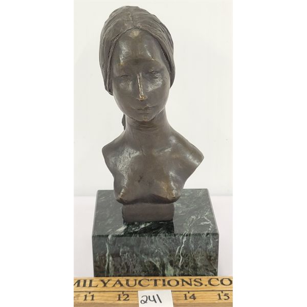 BRONZE BUST - "THE YORKVILLE GIRL"