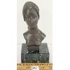 Image 1 : BRONZE BUST - "THE YORKVILLE GIRL"