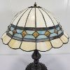 Image 2 : CONTEMPORARY STAINED GLASS TABLE LAMP