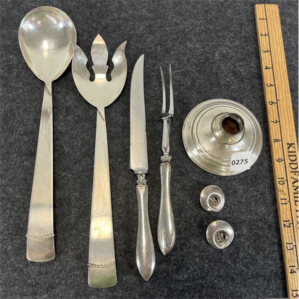 JOB LOT - MISC STERLING SILVER PIECES - INCL BIRKS 