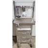 Image 1 : BOYLE ANAESTHETIC MACHINE - STAINLESS STEEL - 3 DRAWER ROLLING CART - FLUOTEC