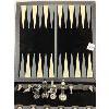 Image 3 : LEATHER CHESS, BACKGAMMON & POKER BOX SET