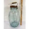 Image 1 : GLASS JAR W/ LID & HANDLE