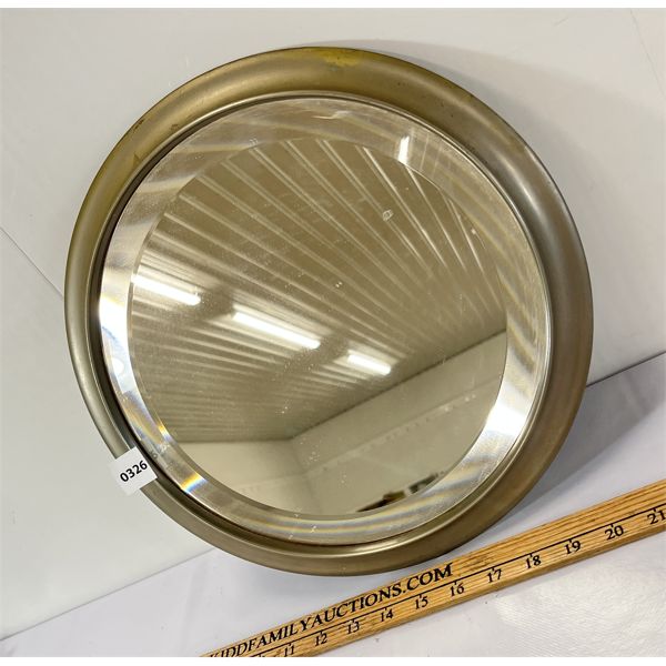 REPURPOSED PORTHOLE - BRASS MIRROR
