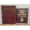 Image 1 : LOT OF 2 - WORLD ATLAS & LOYAL SHE REMAINS PUBLICATIONS