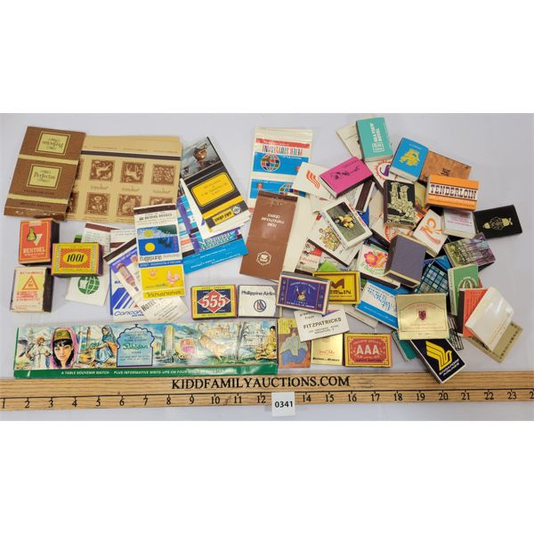 JOB LOT - MATCH BOXES & COVERS - INCL FRANCE & SINGAPORE ETC