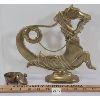 Image 2 : LOT OF 2 - VENETIAN BRASS GANDOLA SEAHORSE & TEA LIGHT HOLDER 