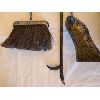 Image 2 : LOT OF 2 - CAST IRON FIREPLACE POKER SET & LOG HOLDER