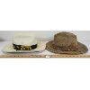 Image 3 : LOT OF 2 - COWBOY HATS - INCL 1967 BARRIE PLOWING & LEATHER HATQUARTERS U.S.A