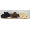 Image 1 : LOT OF 3 - COWBOY HATS - INCL PIGALLE, STETSON & HATQUARTERS