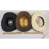 Image 4 : LOT OF 3 - COWBOY HATS - INCL PIGALLE, STETSON & HATQUARTERS