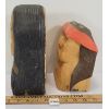 Image 2 : LOT OF 4 - HAND CARVED NATIVE AMERICAN SCULPTURES & PIPE ETC