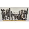 Image 1 : LOT OF 13 - AFRICAN HAND CARVED TRIBAL ART