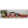 Image 1 : LOT OF 5 - MISC TINS - INCL HORNE'S & YORK PEANUT BUTTER ETC