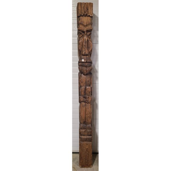 HAND CARVED TOTEM POLE
