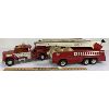 Image 1 : LOT OF 2 - NYLINT & TONKA PRESSED STEEL FIRE TRUCKS