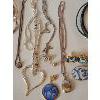 Image 3 : JOB LOT - COSTUME JEWERLY - INCL CHARM BRACELET, STERLING SILVER BRACELET & LOCKET ETC