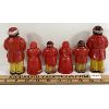 Image 2 : LOT OF 6 - UNCLE MOSES AND AUNT JEMIMA SALT AND PEPPER SHAKERS