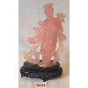 Image 2 : ROSE QUARTZ (?) GEISHA CARVING W/ BOX