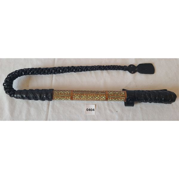 NORTH AFRICAN (?) CAMEL WHIP W/ DAGGER