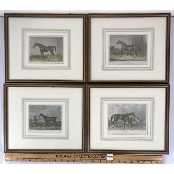 LOT OF 4 - 1800'S COPPER ENGRAVING PRINTS - ROGERS & TUXFORD