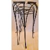 Image 3 : LOT OF 2 - METAL PEDESTAL PLANT STANDS 