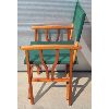 Image 2 : LOT OF 2 - WOOD FOLDING DIRECTORS CHAIRS