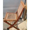 Image 3 : LOT OF 7 - MBM TEAK PATIO SET - TABLE & 6 CHAIRS