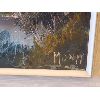 Image 2 : SIGNED FRAMED ACRYLIC ON CANVAS - MOUNTAIN SCENE
