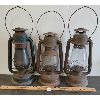 Image 1 : LOT OF 3 - BEACON OIL LANTERNS 