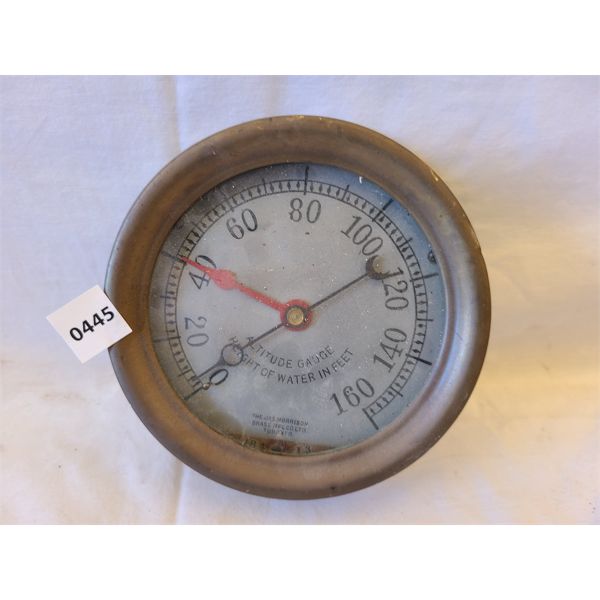 THE JAS. MORRISON BRASS ALTITUDE GAUGE Kidd Family Auctions