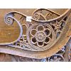 Image 2 : LOT OF 2 - WROUGHT IRON BENCH ENDS