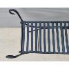 Image 2 : WROUGHT IRON BENCH SEAT