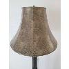 Image 4 : METAL BELT DESIGN FLOOR LAMP W/ FAUX SNAKE SKIN SHADE
