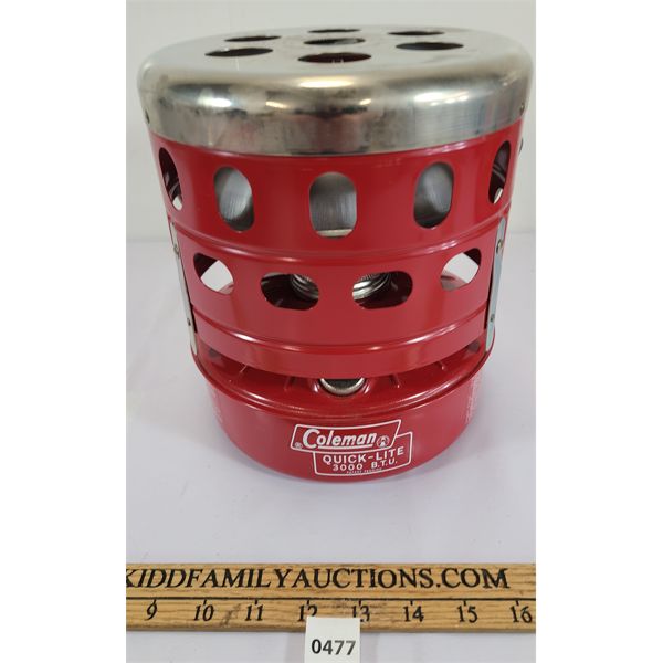 COLEMAN QUICK-LITE CATALYTIC HEATER - MODEL 518 B - W/ BOX