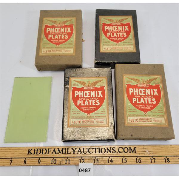 LOT OF 4 - PHOENIX SPECIAL RAPID PLATES - 2 SEALED