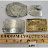 Image 1 : LOT OF 4 - BELT BUCKLES - INCL CUMMINS & CATERPILLAR ETC