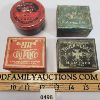 Image 1 : LOT OF 4 - CAP & PRIMER TINS - INCL DU PONT, SILVER MEDAL & CANADIAN EXPLOSIVES