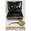 Image 1 : LOT OF 2 - WWII BRITISH RAF AIR MINISTRY OILER & BLACK & GOLD LOCK BOX 