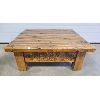Image 1 : ORNATE PINE COFFEE TABLE 