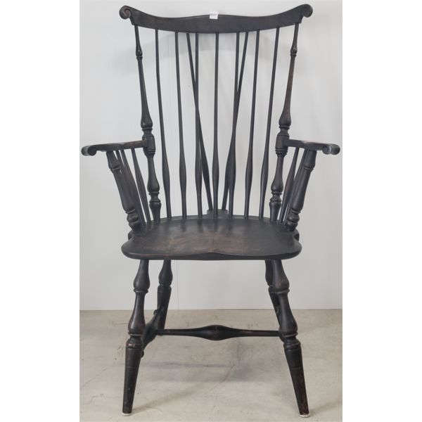 WINDSOR BRACE BACK ARM CHAIR 