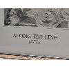 Image 2 : FRAME PRINT UNDER GLASS - 'ALONG THE LINE' 