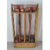 Image 2 : 6 PLAYER CROQUET SET W/ CARRIER 