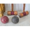 Image 4 : 6 PLAYER CROQUET SET W/ CARRIER 